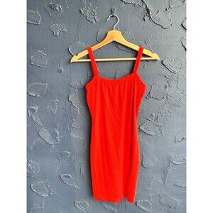 red mini dress